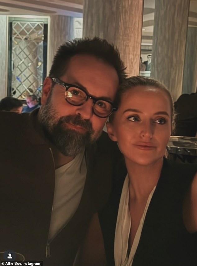 Alfie Boe confirms new romance as the singer shares a loving photo with girlfriend Elizabeth Worth during a date night at the Savoy Hotel in London