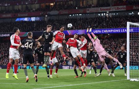 Arsenal host Bayern Munich in London as fans brace for thrilling Champions League clash at the Emirates Stadium