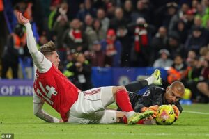 Arsenal withstand relentless Chelsea onslaught in a brutal winter clash at Stamford Bridge