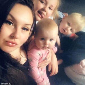 Bryonie Gawith and her children