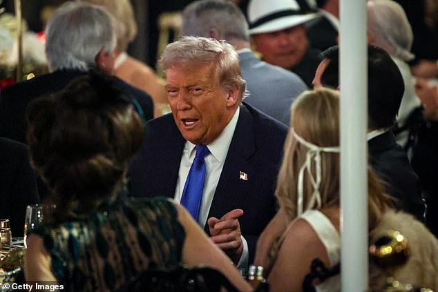 Donald Trump Hosts Glamorous Great Gatsby-Themed Halloween Party with Burlesque Dancers and VIP Guests at Mar-a-Lago in Palm Beach