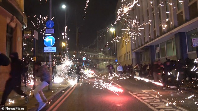 Fireworks mayhem leaves police injured and over thirty arrested as Bonfire Night celebrations spiral out of control in Birmingham and beyond 1 Fireworks mayhem leaves police injured and over thirty arrested as Bonfire Night celebrations spiral out of control in Birmingham and beyond