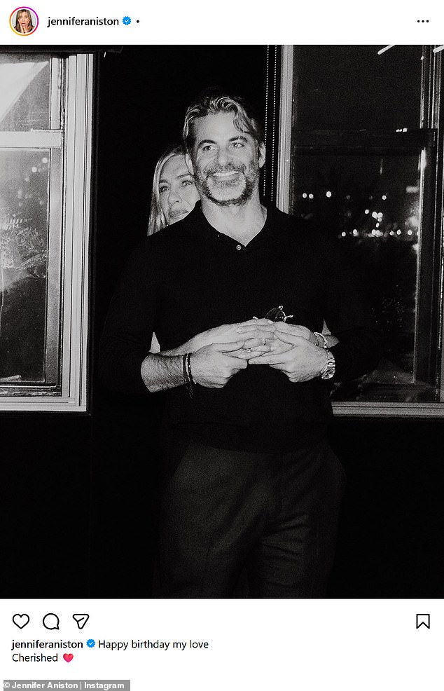 Jennifer Aniston celebrates new romance as she shares loving birthday photo with boyfriend Jim Curtis in Los Angeles 1 Jennifer Aniston celebrates new romance as she shares loving birthday photo with boyfriend Jim Curtis in Los Angeles