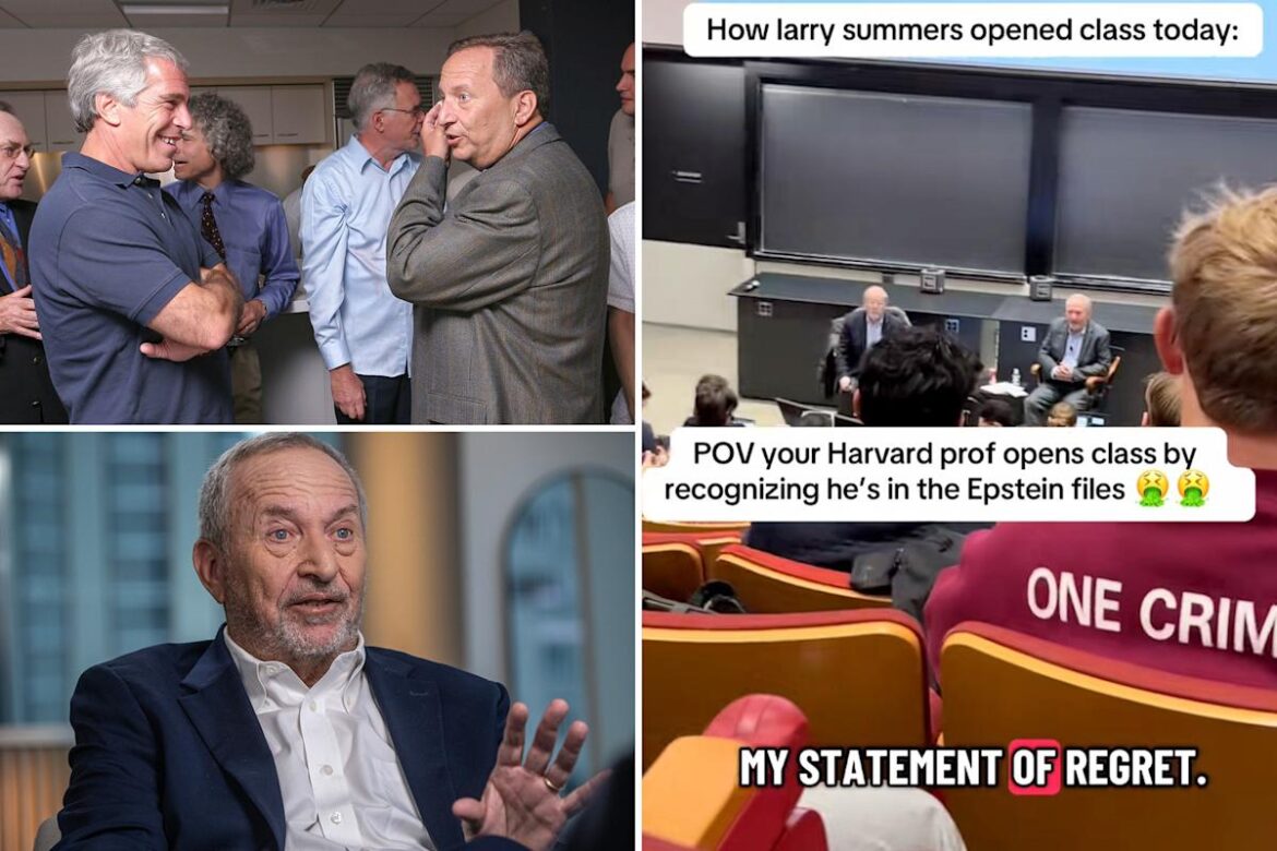 Harvard Students React to Larry Summers Opening Class With Admission of Shame Over Epstein Relationship While School Probes Connections