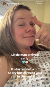 Liz McClarnon welcomes miracle baby boy in London hospital after two decades of heartbreak and failed IVF attempts with husband Peter Cho