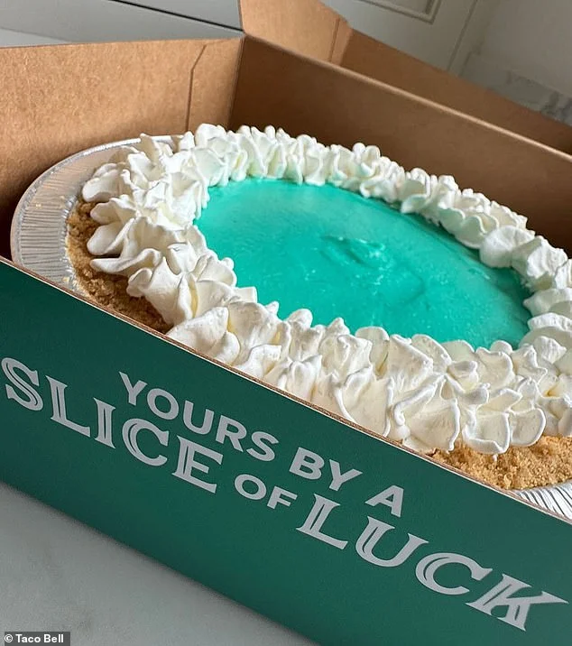 Taco Bell launches Baja Blast Pie dessert surprising Thanksgiving diners across the United States