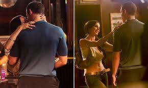 Callum Turner passionately kisses Julia Fox during a bar scene shoot for the romantic comedy One Night Only in Manhattan 1 Callum Turner passionately kisses Julia Fox during a bar scene shoot for the romantic comedy One Night Only in Manhattan