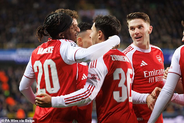 Christian Nørgaard Steps Up In Makeshift Defence As Arsenal Brush Aside Club Brugge In Champions League Match In Belgium