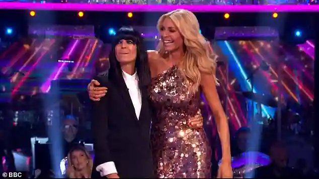 Tess Daly and Claudia Winkleman bid an emotional farewell as hosts during the final live Strictly Come Dancing show in London