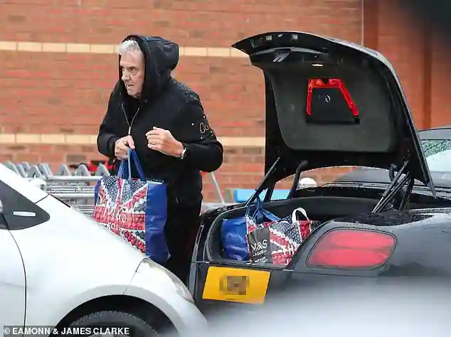 David Dickinson Spotted Doing Christmas Shopping While Showing Off His £260,000 Bentley in Handforth Cheshire