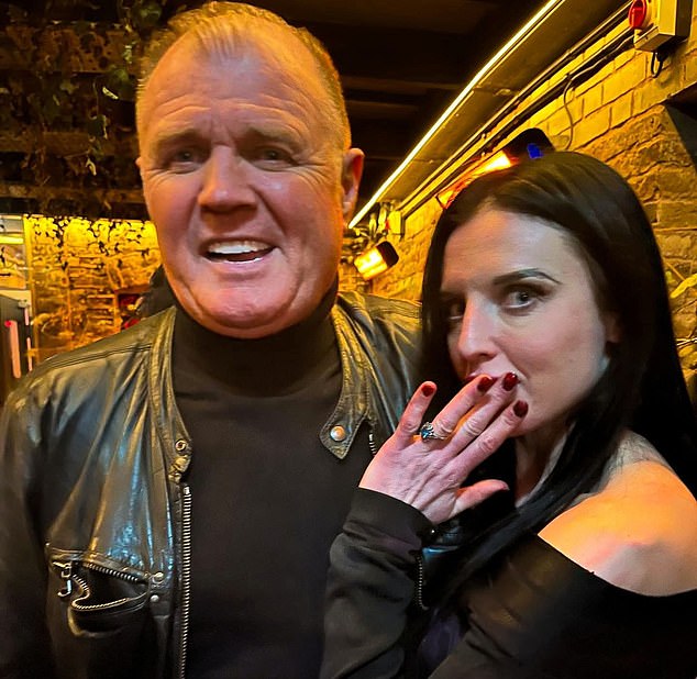 Georgina Baillie announces engagement to 1980s pop star Rusty Egan in London after a decade of public attention and personal struggles