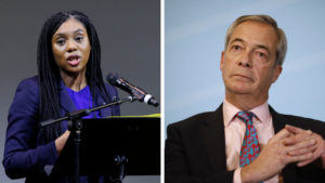 Kemi Badenoch and Nigel Farage