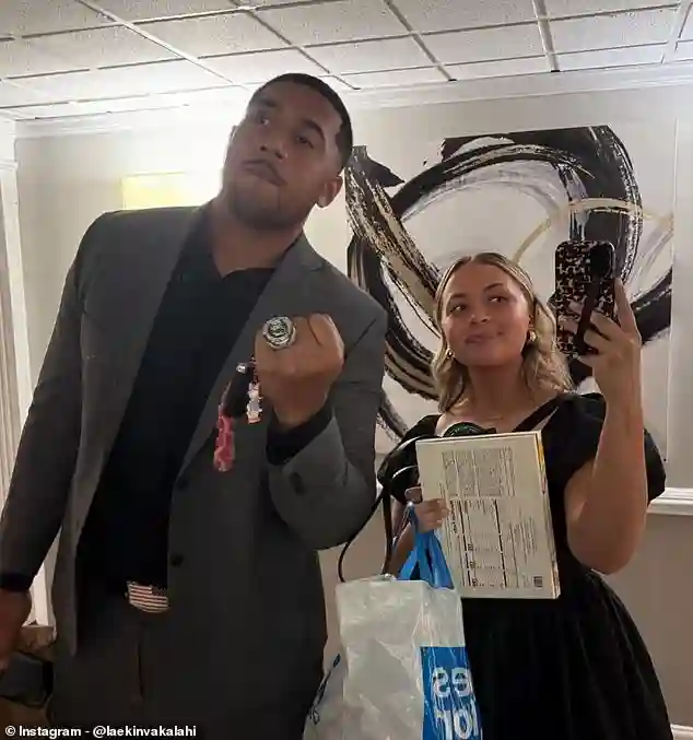 Young New Zealand athlete Laekin Vakalahi sells his Super Bowl LIX ring for over $120,000 weeks after getting married in Utah