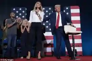 Lara Trump reveals the sentimental Christmas gift the Trump family gives Donald Trump each year as holiday traditions unfold at Mar-a-Lago in Florida