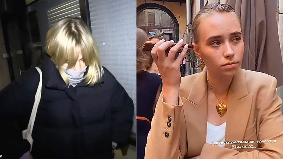 Hidden daughter of Russia’s president faces tough questions in Paris from a Ukrainian reporter grieving his brother’s death in a missile strike