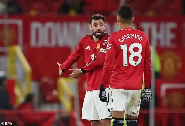 Manchester United Consider Overhauling Midfield as Bruno Fernandes Casemiro Kobbie Mainoo and Manuel Ugarte Face Uncertain Futures at Old Trafford