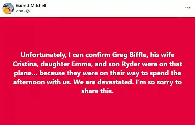 NASCAR Legend Greg Biffle Dies in Fiery Private Jet Crash at Statesville Regional Airport in North Carolina