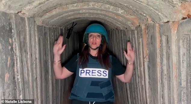 Journalist Natalie Lisbona explores Hamas underground tunnels and reveals the harrowing conditions beneath Rafah in southern Gaza