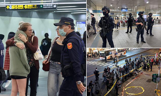 Knife-Wielding Man Injures Nine Commuters After Throwing Smoke Grenades Near Taipei Main Subway Station