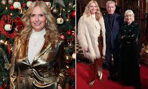 Penny Lancaster stuns photographers in London as she joins Pierce Brosnan and Dame Helen Mirren at the King’s Trust Carol Concert 2025