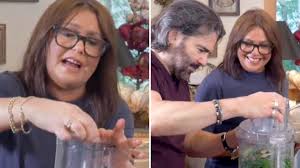 Rachael Ray panics in Florida kitchen as husband John Cusimano struggles with piping hot crouton during new Meals in Minutes episode