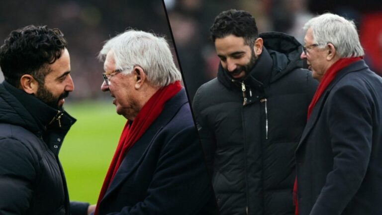 Ruben Amorim and Sir Alex Ferguson