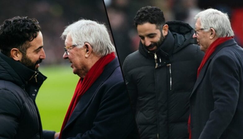 Ruben Amorim and Sir Alex Ferguson