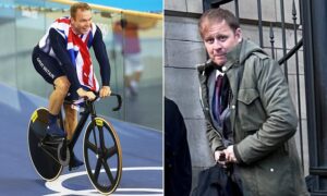 Sir Chris Hoy and Gary Towsey