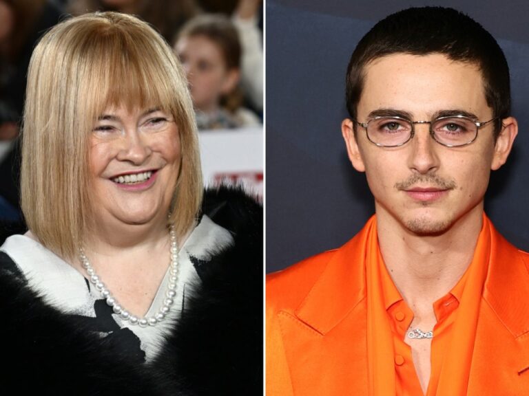 Susan Boyle and Timothée Chalamet