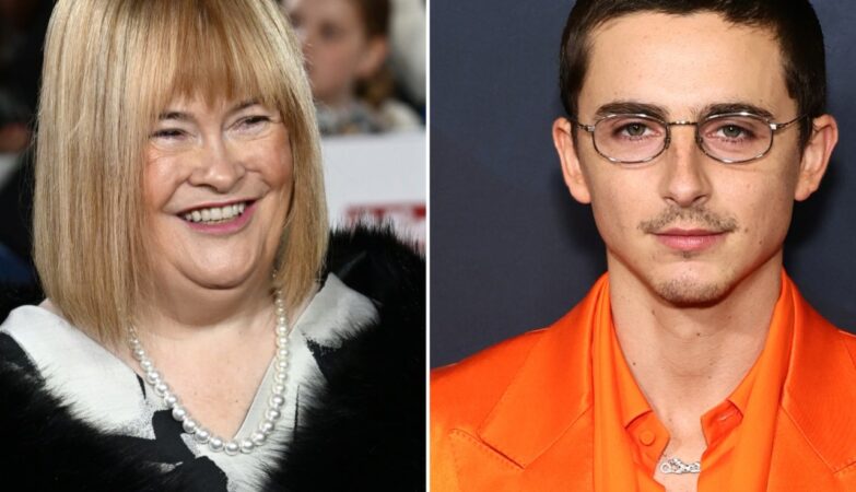 Susan Boyle and Timothée Chalamet