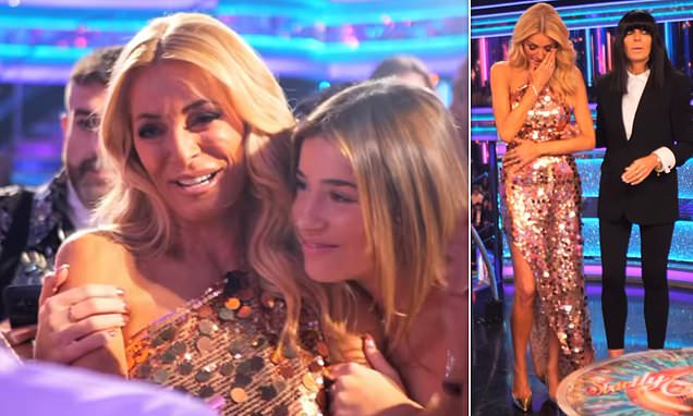 Tess Daly bids tearful farewell to Strictly Come Dancing alongside Claudia Winkleman as Karen Carney lifts glitterball trophy in BBC finale