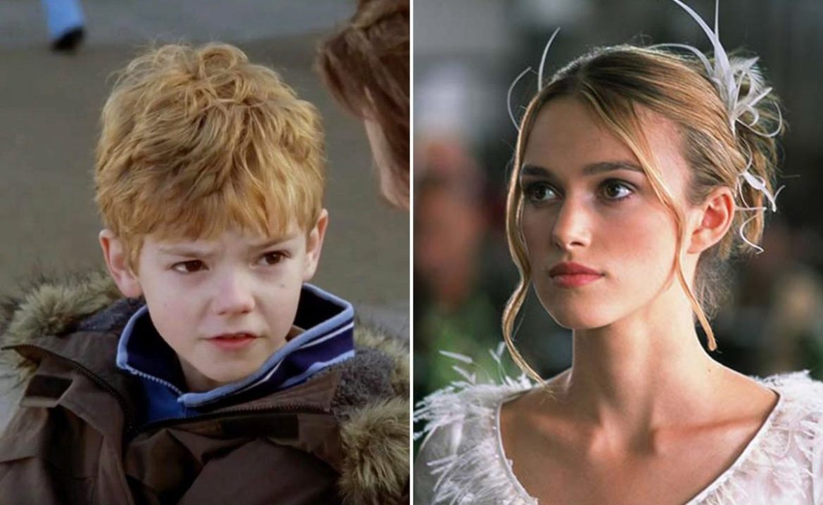 Fans across the world react in surprise as Love Actually viewers rediscover the shocking age gap between Keira Knightley and Thomas Brodie-Sangster in London