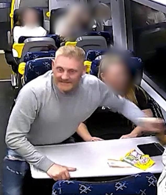 Thomas Craig attacks two passengers with a glass bottle aboard train traveling between Glasgow Queen Street and Perth leaving victims critically injured