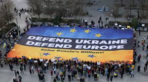 Ukraine pushes to unlock tens of billions of pounds in frozen assets held in EU countries to strengthen its economy