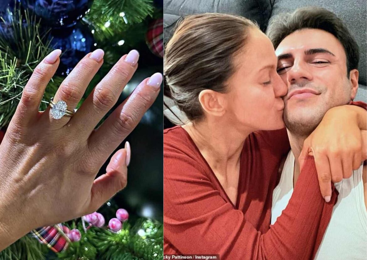 Vicky Pattison celebrates receiving a dazzling new engagement ring from husband Ercan Ramadan at their London home after a year of wedding challenges