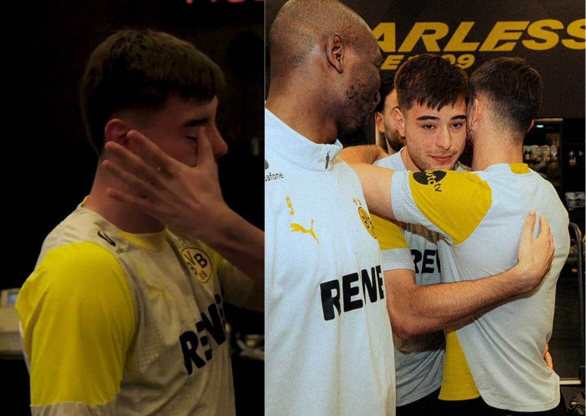 Aaron Anselmino breaks down in tears as Chelsea triggers loan recall and sends young defender back from Dortmund to London