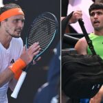 Alexander Zverev and Carlos Alcaraz