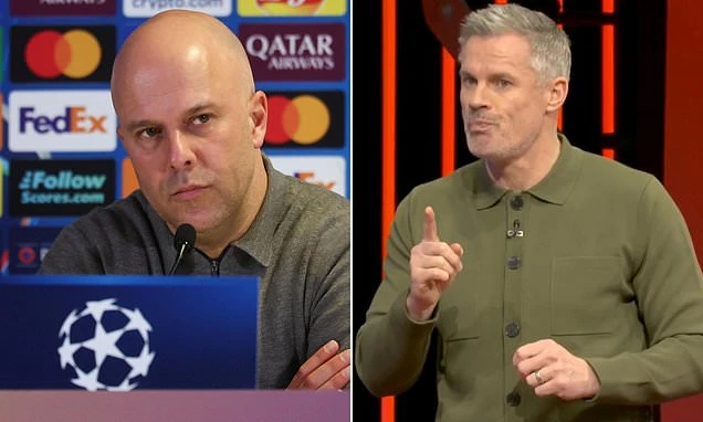 Arne Slot and Jamie Carragher