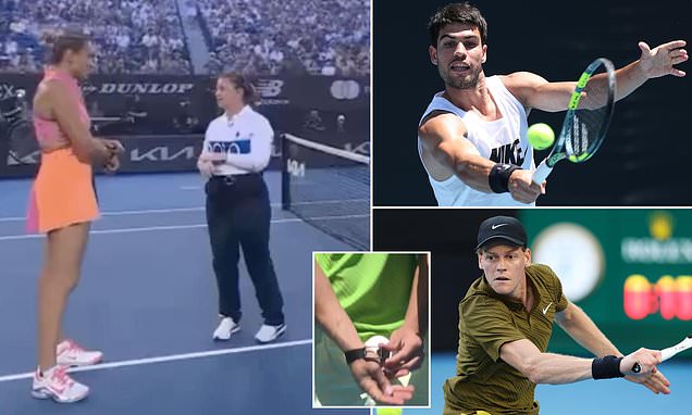 Carlos Alcaraz and Aryna Sabalenka Spark Wearable Tech Debate After Being Ordered to Remove WHOOP Bands at the Australian Open in Melbourne