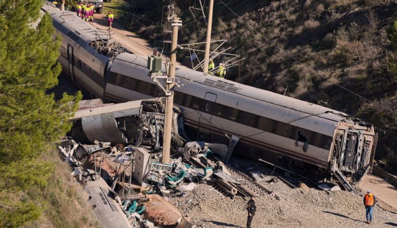 Barcelona commuter train crash