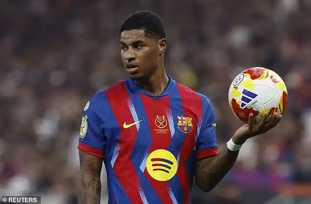Barcelona Expresses Strong Interest in Making Marcus Rashford’s Loan from Manchester United Permanent After Impressive Performances in La Liga