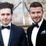 Brooklyn Beckham and David Beckham