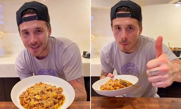 Brooklyn Beckham Sparks Online Mockery After Sharing Spaghetti Bolognese Without Pasta as Family Feud Deepens Across Los Angeles and London