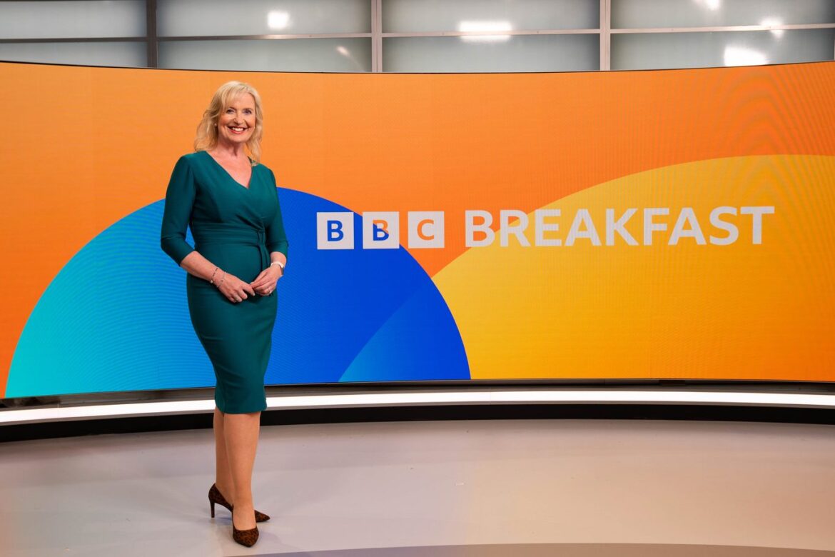 BBC Breakfast bosses express devastation as Carol Kirkwood decides to leave after 25 years at the broadcaster in London