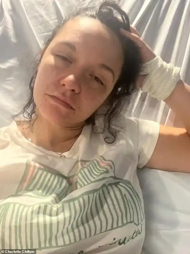 Charlotte Chilton suffers terrifying seizure at home in London leaving her unable to walk after life-saving brain surgery