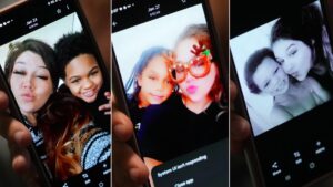 Cheyenne Hangaman and her children