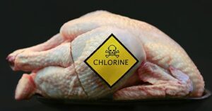 Chlorine-processed chicken