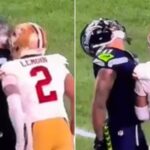 Deommodore Lenoir headbutted Jaxon Smith-Njigba