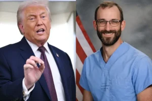 Donald Trump and Alex Pretti