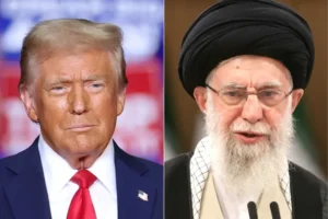 Donald Trump and Ayatollah Ali Khamenei